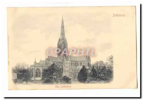 Grande Bretagne Salisbury Cartes postales The cathedral