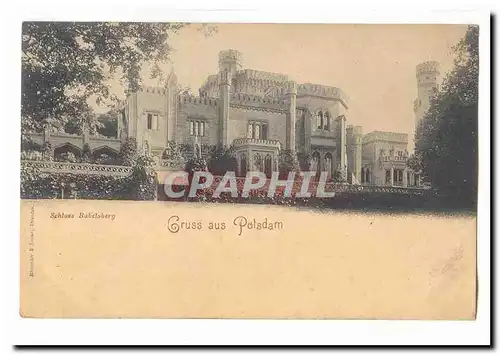 Allemagne Cartes postales Gruss aus Potsdam Schloss Babelsberg