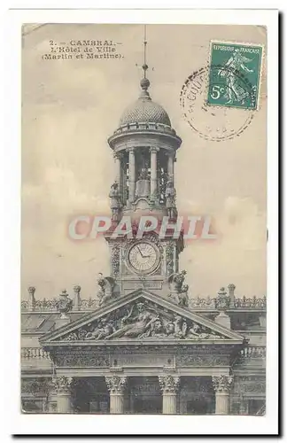 Cambrai Cartes postales L&#39hotel de ville (Martin et Martine)