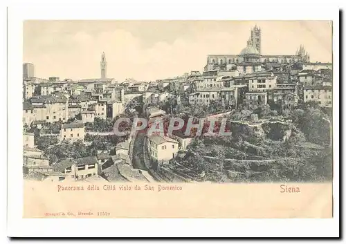 italie italie Siena Ansichtskarte AK Panorama della citta visto da san Domenico