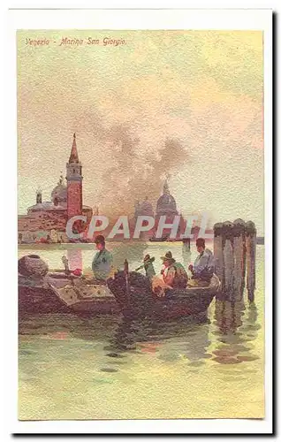 Italie Italia Venezio Cartes postales Marina San Giorgio