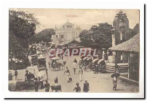 Ceylan Sri Lanka Colombo Cartes postales