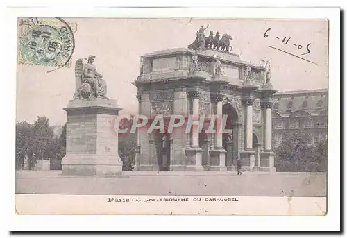 Paris (1er) Ansichtskarte AK Arc de triomphe du carrousel