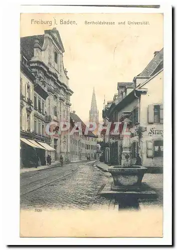 Allemagne Cartes postales Freiburg i Baden Berholdstrasse und Universitat