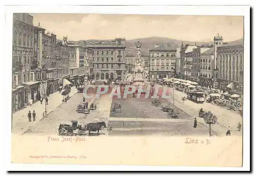 Allemagne Linz Ansichtskarte AK Franz Josef platz