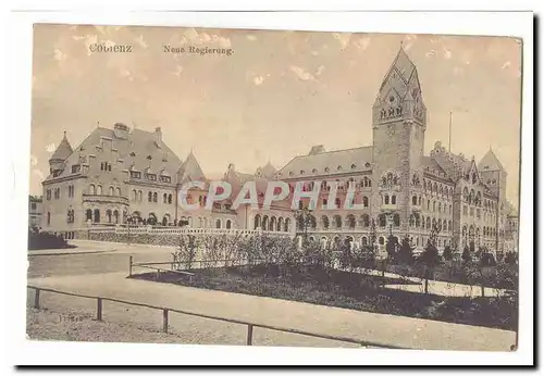 Allemagne Coblenz Cartes postales Neue Regierung