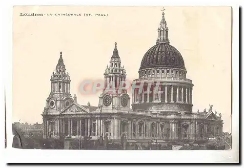 Grande Bretagne Ansichtskarte AK Londres La cathedrale (St Paul)