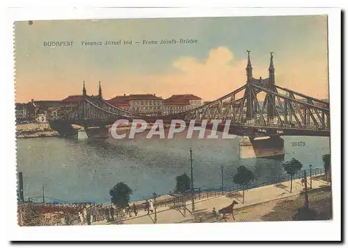 Hongrie Hungary budapest Cartes postales Franz Josefs Brucke
