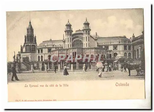 Belgique Ostende Ansichtskarte AK Le Kursaal vue du cote d ela ville