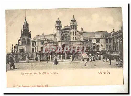 Belgique Ostende Cartes postales Le Kursaal vue du cote d ela ville