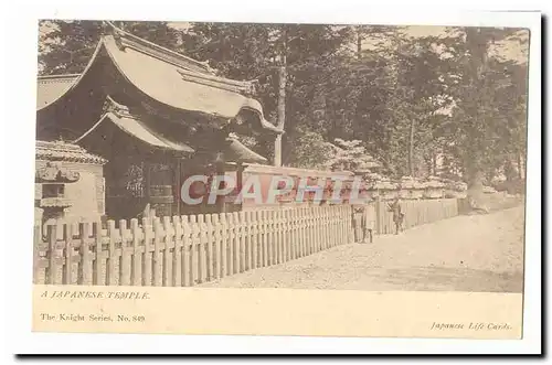 Japon Nippon Japan Cartes postales A japanese temple