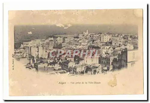 Algerie Alger Ansichtskarte AK Vue prise de la ville haute