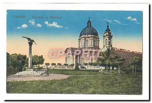 italie torino turin Cartes postales Superga la Baislica