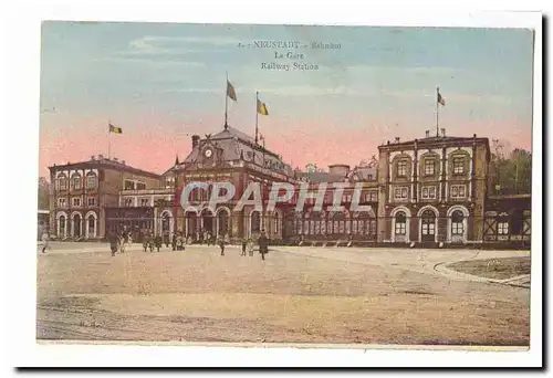 Allemagne Neustadt Cartes postales Bahnhof La gare