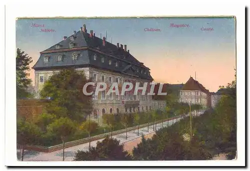 Mainz Mayence Cartes postales Chateau