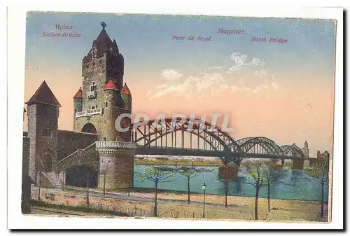 Allemagne Mainz Cartes postales Mayence Pont du Nord