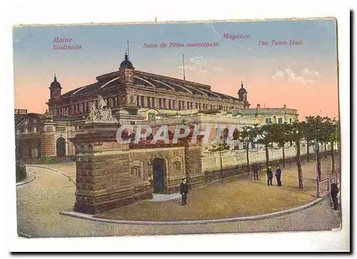 Allemagne Mainz Cartes postales Mayence Salle de fetes municipale