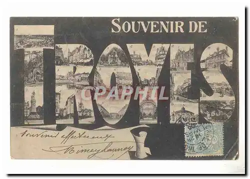 Troyes Cartes postales Souvenir