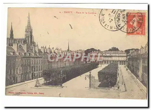 Nancy Cartes postales Place de la carriere