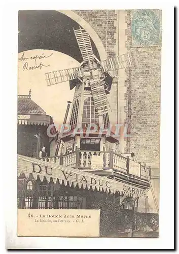 Cartes postales Le boucle de la Marne Le Moulin au perreux (Du Vaiduc Garage mill)
