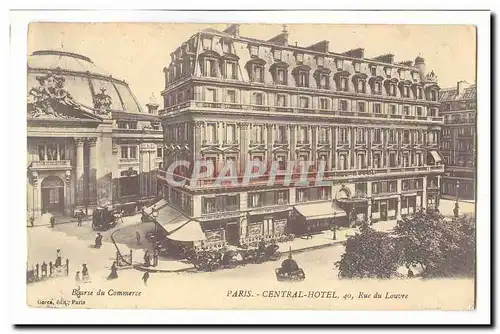Paris (1er) Ansichtskarte AK Central Hotel 40 rue du Louvre
