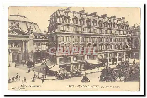 Paris (1er) Cartes postales Central Hotel 40 rue du Louvre