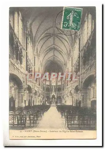 Niort Cartes postales Interieur de l&#39eglise Saint Etienne