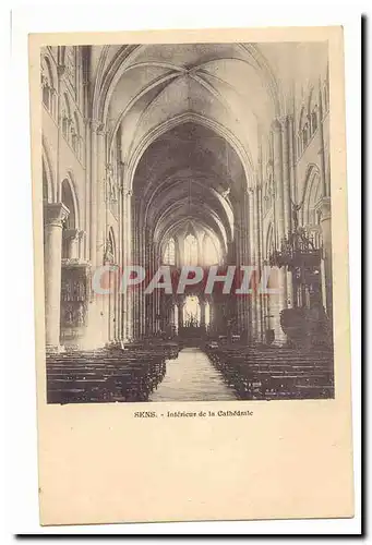 Sens Cartes postales Interieur de la cathedrale