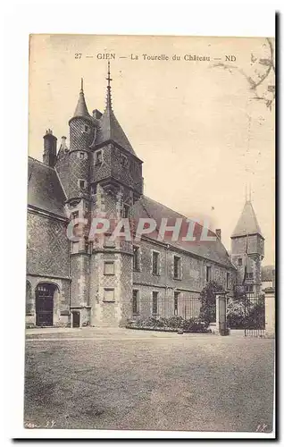 Gien Cartes postales La tourelle du chateau