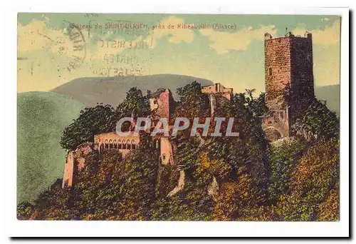 Chateau de Saint Ulrich Ansichtskarte AK Pres de Ribeauville