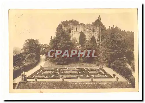 Langeais Cartes postales Ruines du chateau