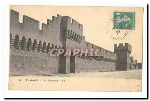 Avignon Cartes postales Les remparts