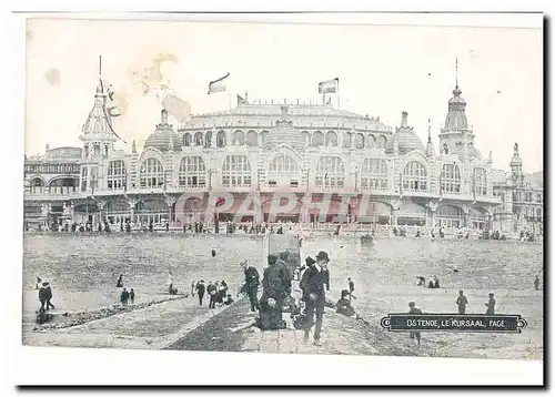 Ostende Ansichtskarte AK Le Kursaal face