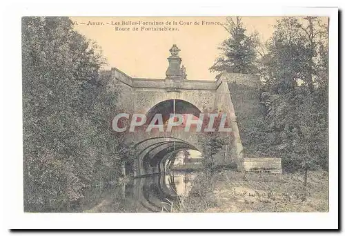 Juvisy Cartes postales Les belles fontaines de la cour de France Route de fontainebleau