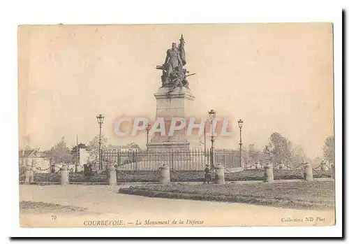 Courbevoie Ansichtskarte AK Le monument de la Defense