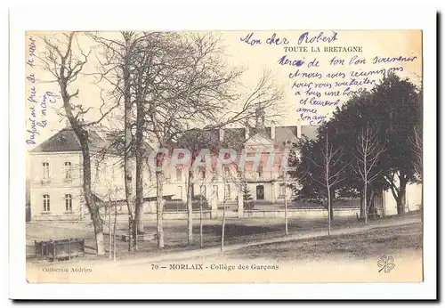 Morlaix Cartes postales College des garcons