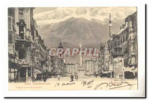 Autriche Austria Cartes postales MAria Theresienstrasse