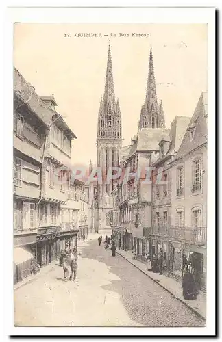 Quimper Cartes postales La rue Kereon