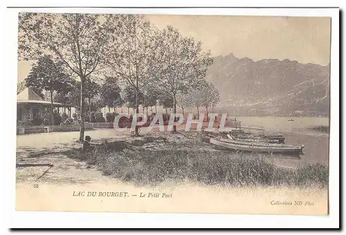 Lac du Bourget Ansichtskarte AK Le petit port (bateaux)