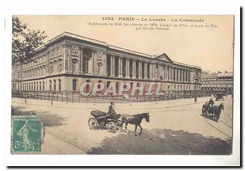 Paris (1er) Ansichtskarte AK Le Louvre La colonnade