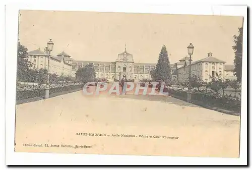 Saint Maurice Cartes postales Asile national Dome et courd &#39honneur