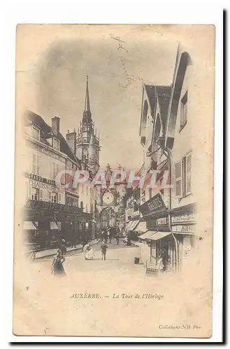 Auxerre Cartes postales La tour de l&#39horloge