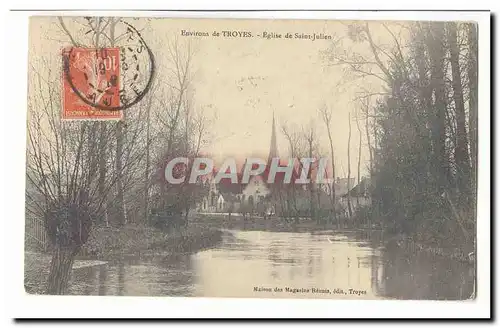 environs de Troyes Cartes postales Eglise de Saint julien