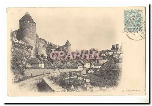 semur Cartes postales Le donjon et le pont Pinard