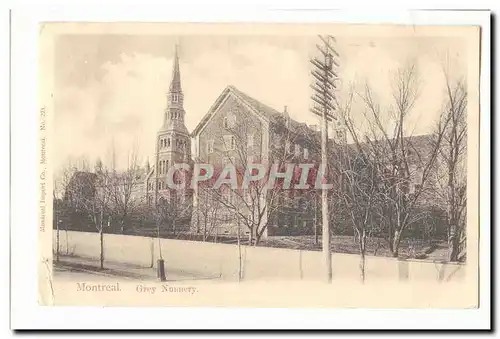 Canada Montreal Cartes postales Grey Nunnery