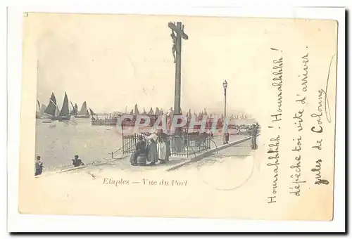 Etaples Ansichtskarte AK Vue du port