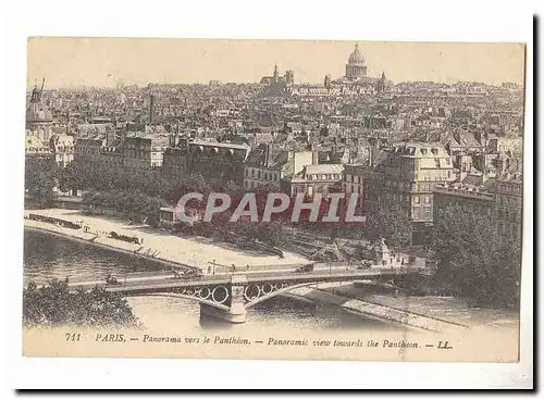 Paris (5eme) Ansichtskarte AK Panorama vers le Pantheon