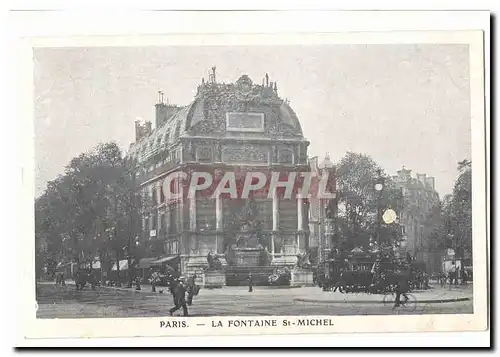 Paris (5eme) Cartes postales La fontaine St Michel