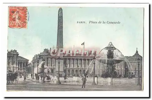 Paris (8eme) Ansichtskarte AK Place de la Concorde