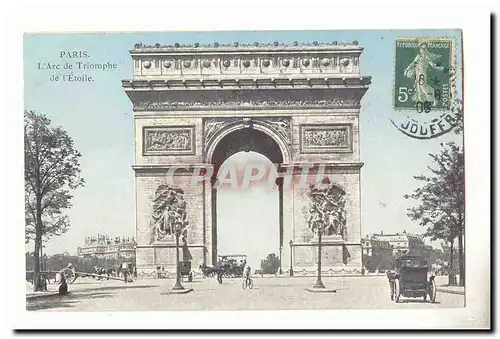 Paris (8eme) Ansichtskarte AK L&#39arc de triomphe de l&#39etoile